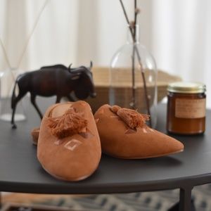 Soludos - Palazzo Tassel Mules - Tan - Women’s 8.5